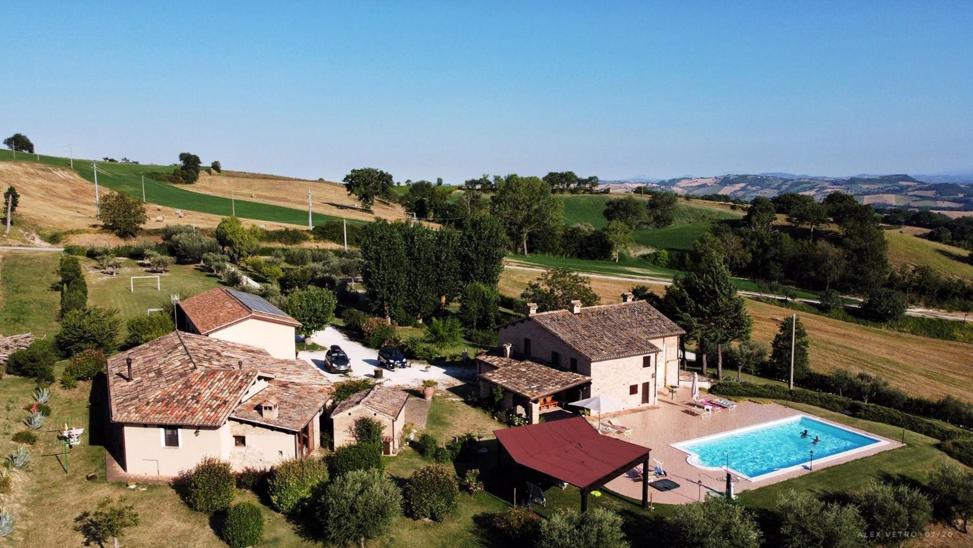 Agriturismo Villa Rosetta San Severino Marche Eksteriør bilde